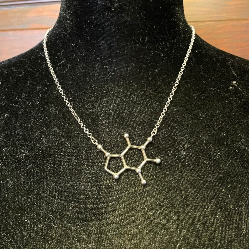 2/$10 Caffeine molecule necklace
